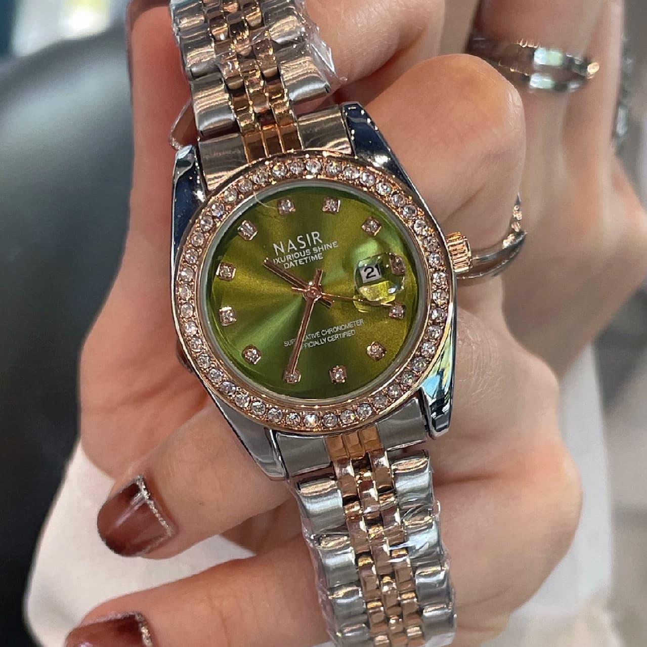 Jam Tangan Mekanik Wanita Xiluo Ou Diary Gaya Niche Mewah Ringan