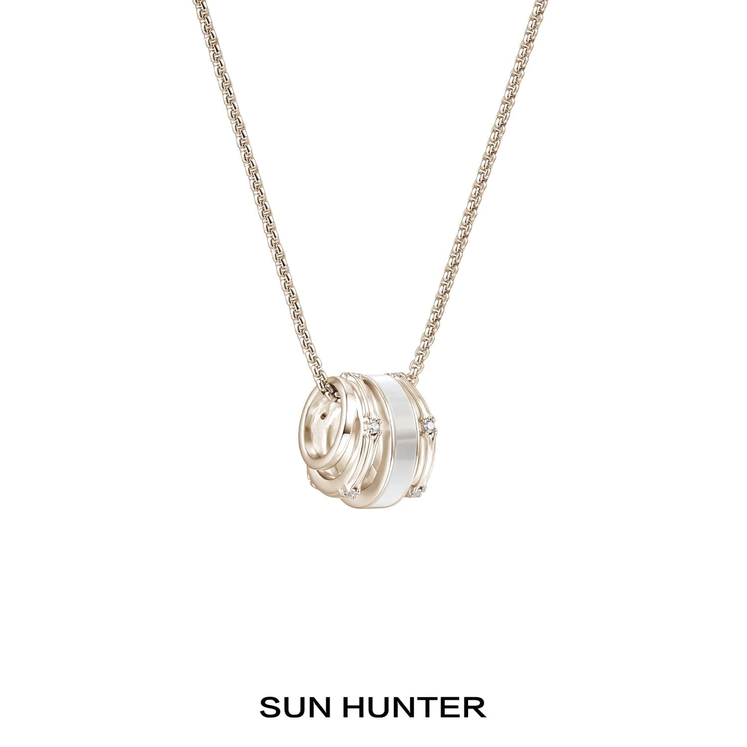 SUN HUNTER Kalung Iris Chuanbeimu Lu Lu Tong Multi Lingkar Vintage Wanita