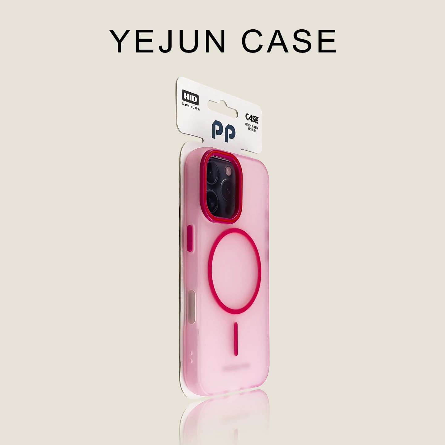 Casing iPhone 16 Pro Max Magnetik Soft Touch Matte Semi-Transparan