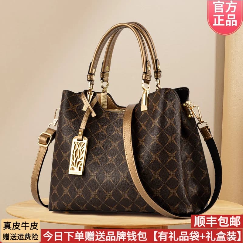 Tas Selempang Tangan Wanita Kulit Asli Lindi Kangaroo 2026 Model Motor Lembut