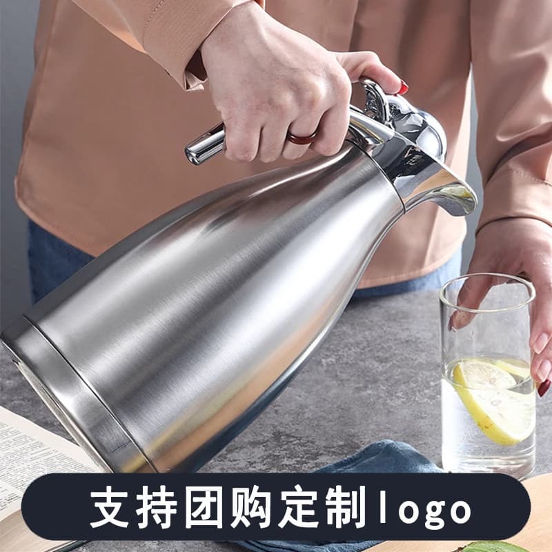 Termos Air Stainless Steel 304 Komersial untuk Hotel, Restoran & Rumah Tangga, Bisa Ukir Logo