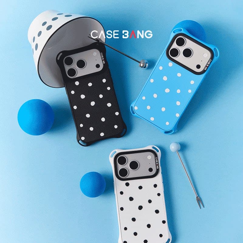 CASEBANG Casing Polka Dot Waltz iPhone 17 Pro Max/17 Pro/16 Pro Max/16 Pro Magnetik